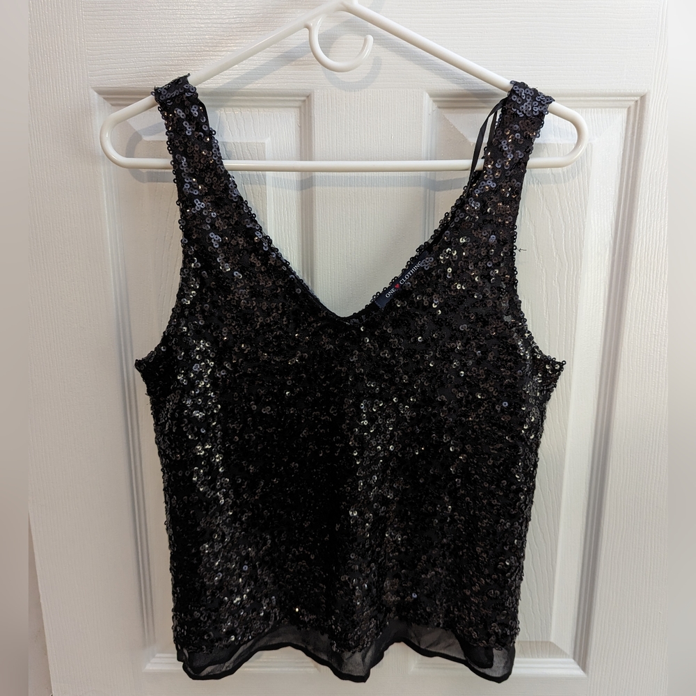 Sequin Tank Top